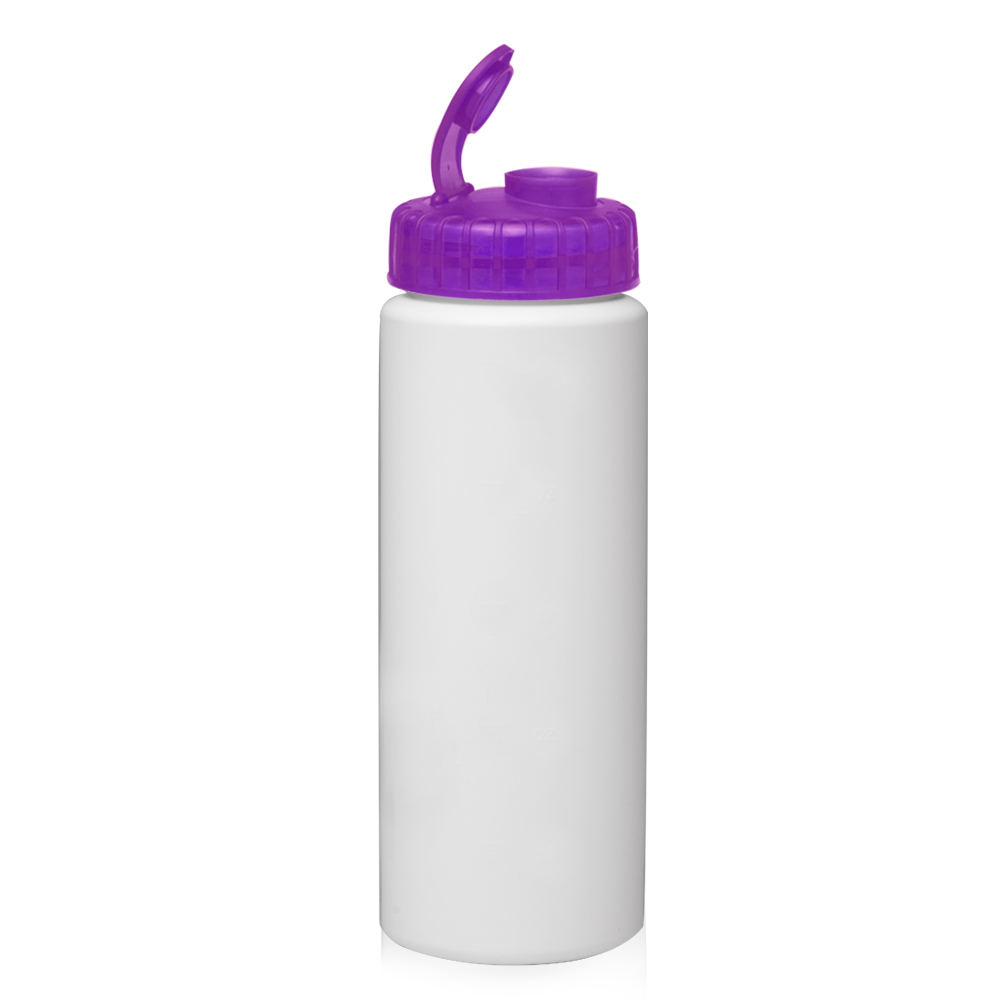 32 oz HDPE Plastic Water Bottle with Sipper Lid 4