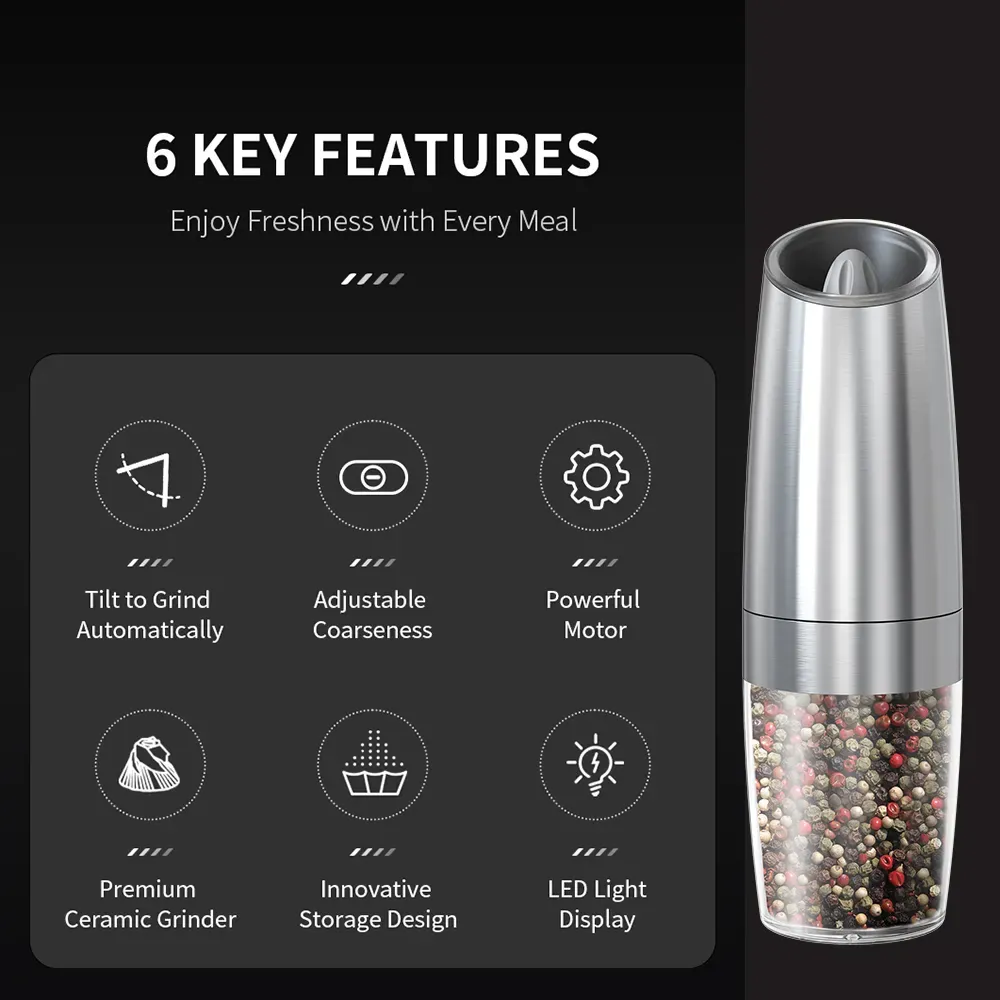 135ML Stainless Steel Spice Grinder 5