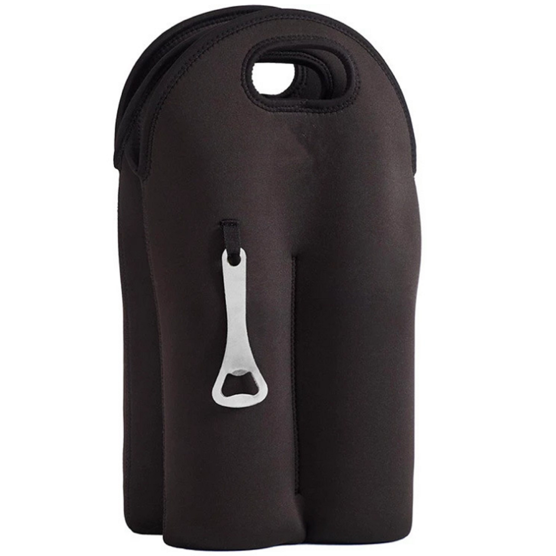 4 Pack Neoprene Beer Carrier Wine Bottle Holder with Opener 5