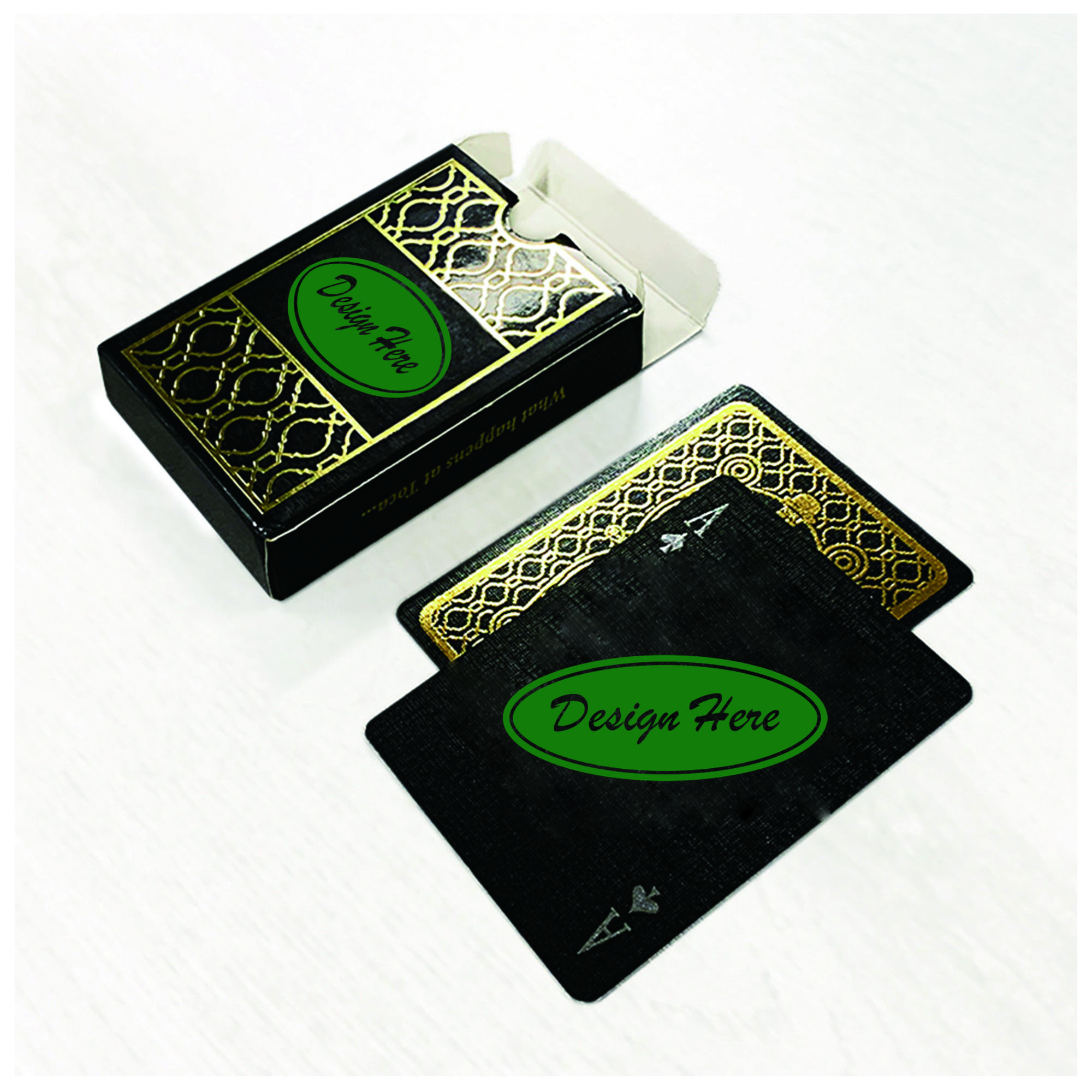 Reliable Gold Foil Stamped Poker Cards Full Color 4