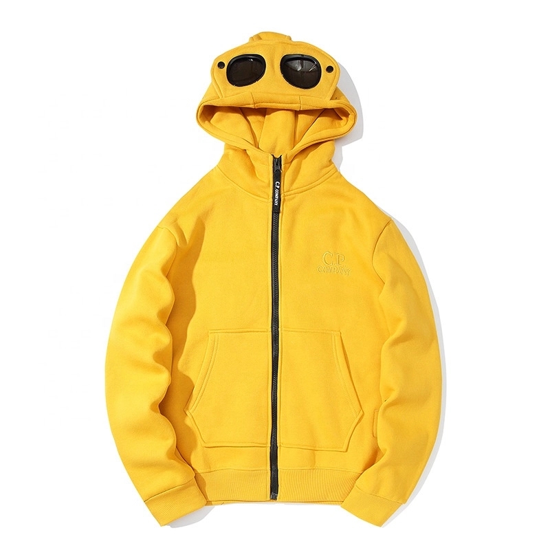 Zip Hooded Sweatshirt with Round Lens 5