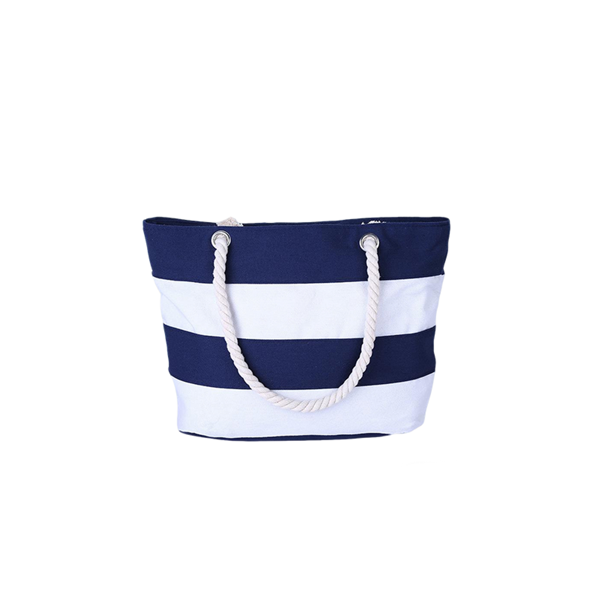Canvas Beach Tote With Soft Rope Handles, custom tote bag with logo imprint 10
