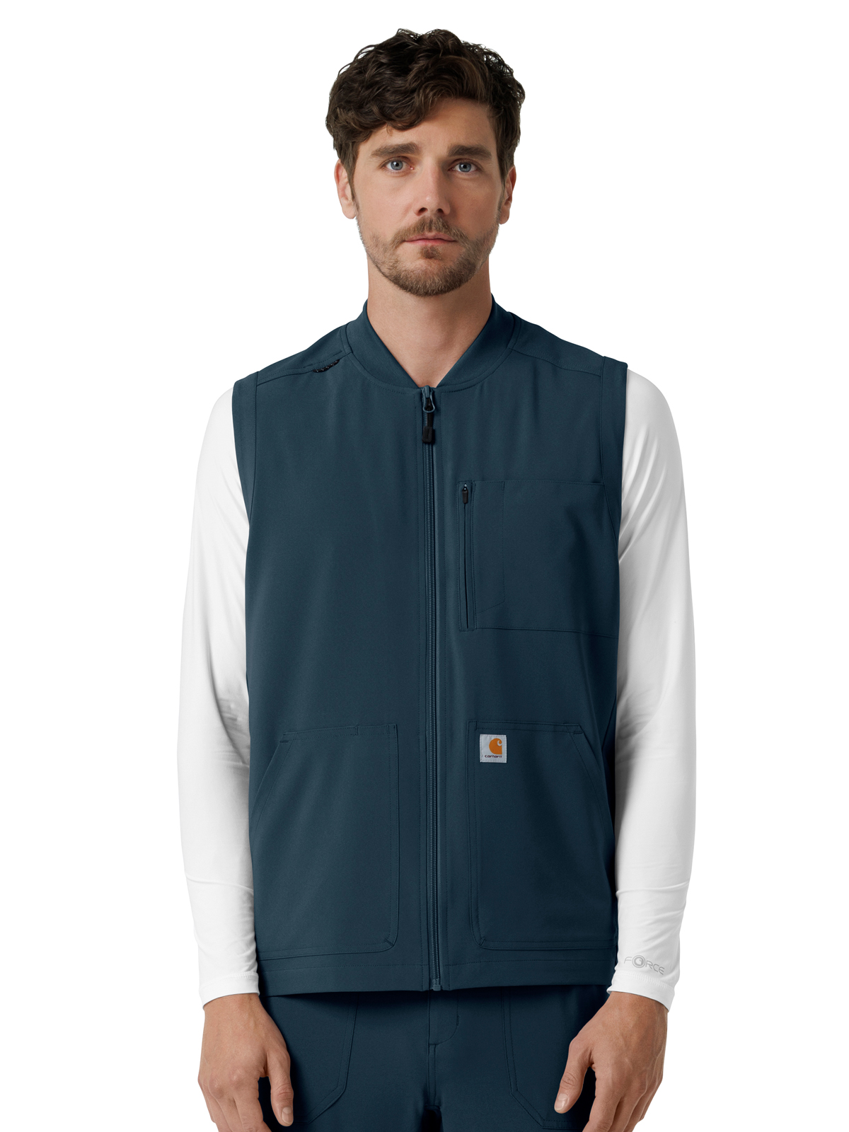 Carhartt Scrubs - Force Cross-Flex - Men's Six-Pocket Lightweight Scrub Vest