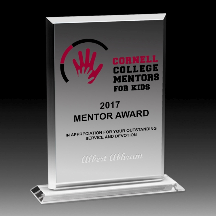 Screen Printed Acrylic Billboard Award - 8 1/4" 2