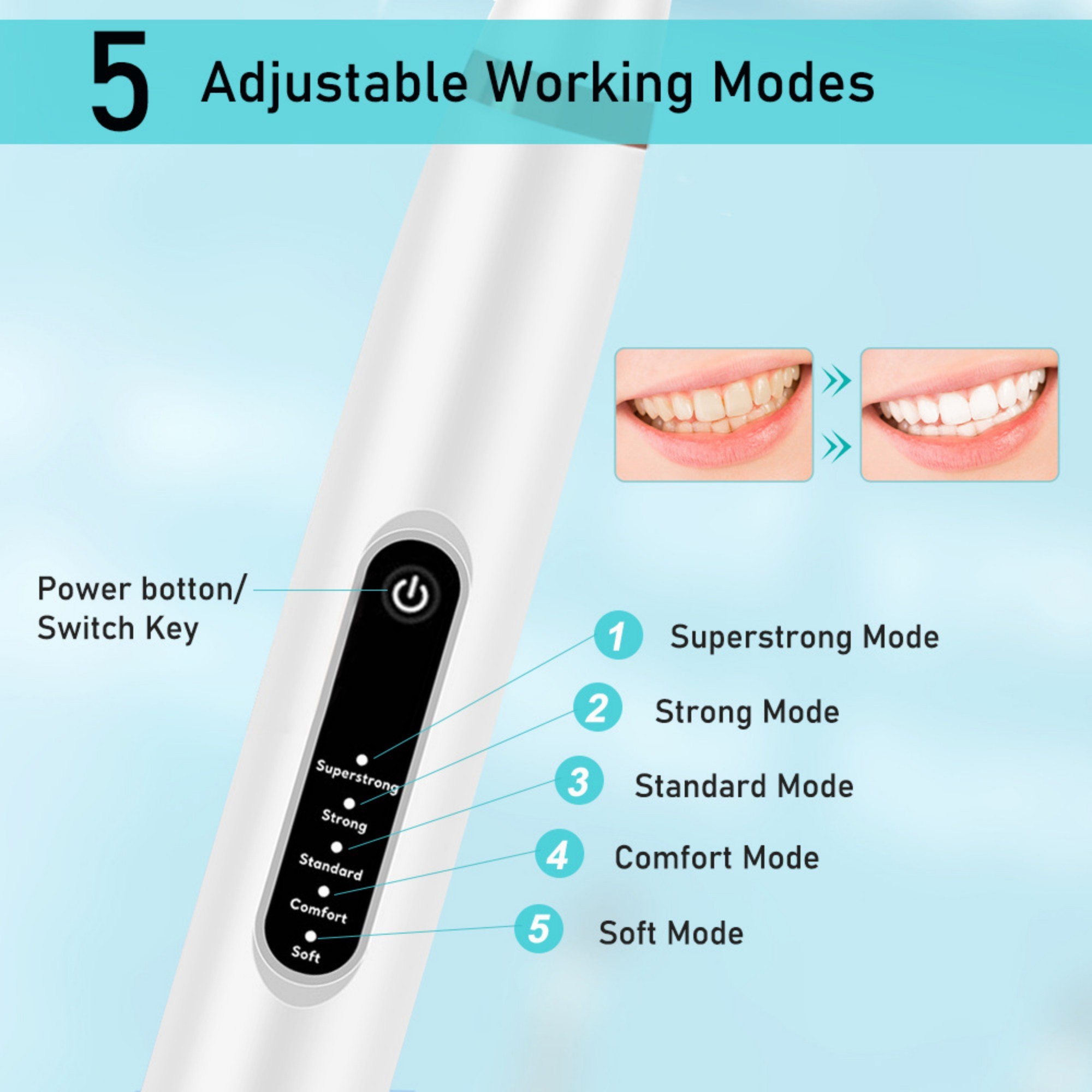 5-Speed Electric Tooth Cleaner 4
