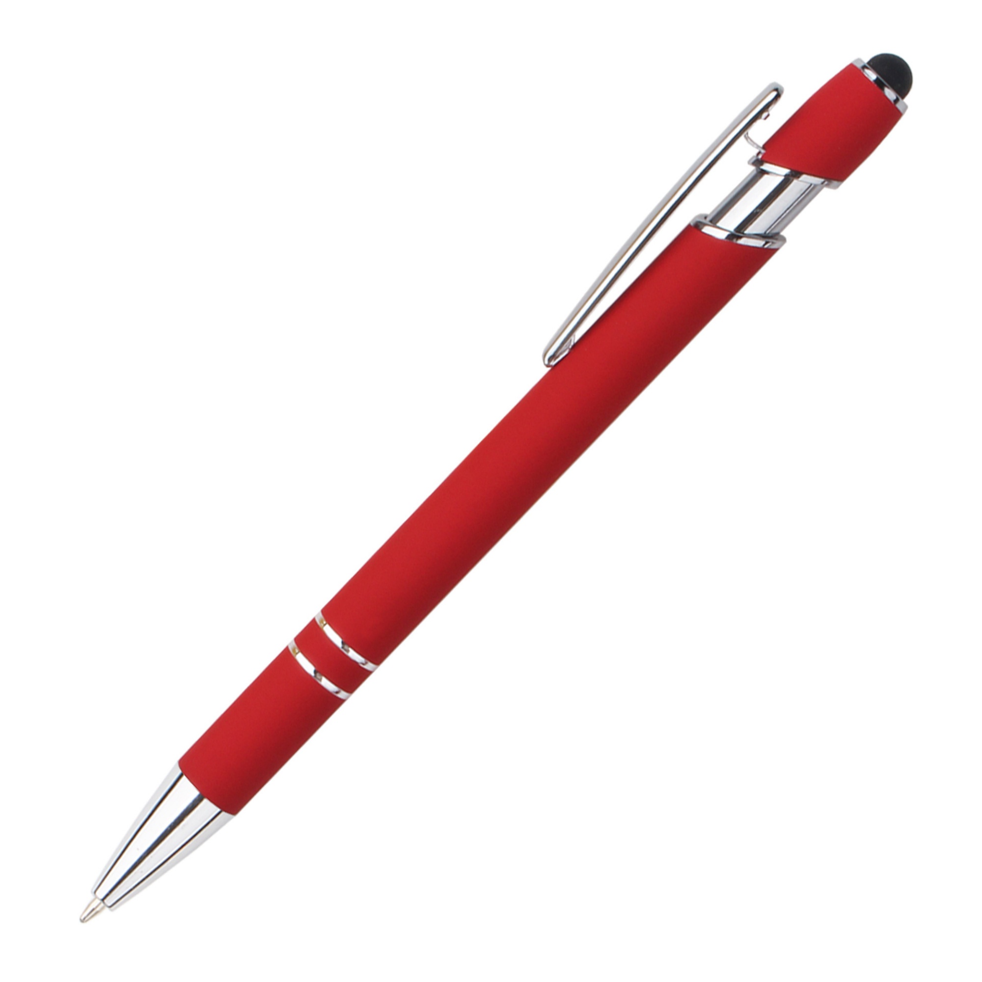 Stylus Tip Metal Ballpoint Pen 2-in-1 Retractable Design 8