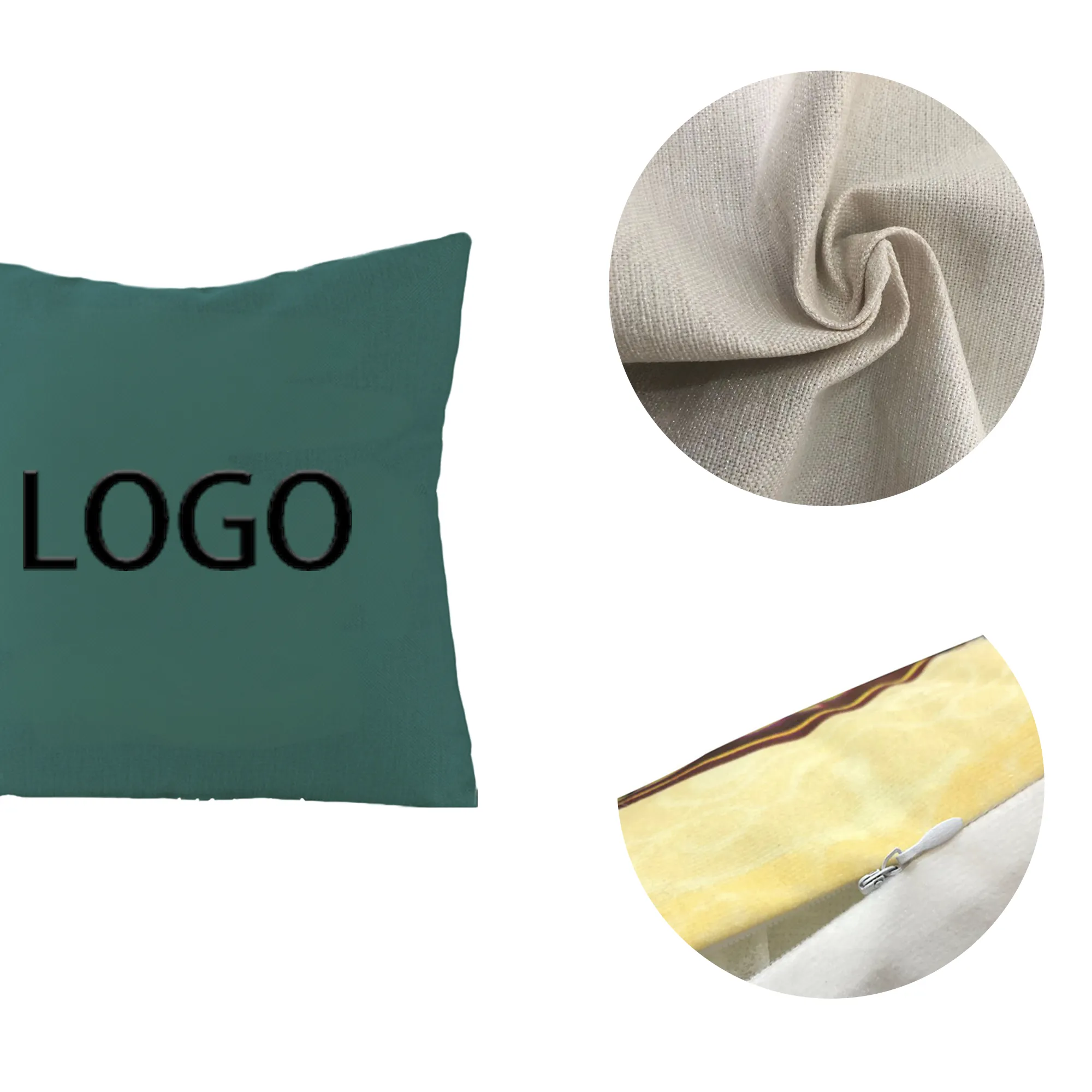 MOQ 50 PCS Canvas Throw Pillow 3