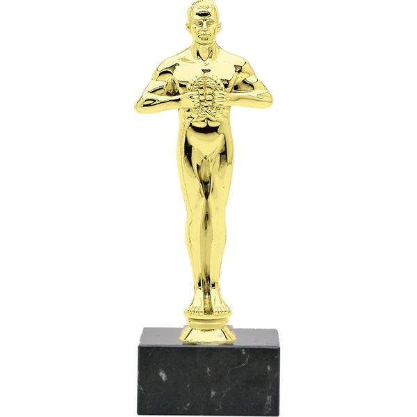 Champions Series Trophy On Black Marble Base 2