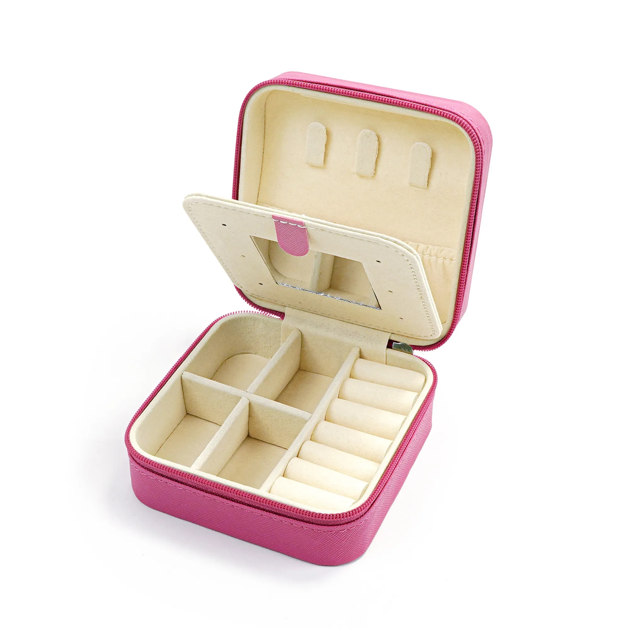 PU Leather Travel Jewelry Organizer 2