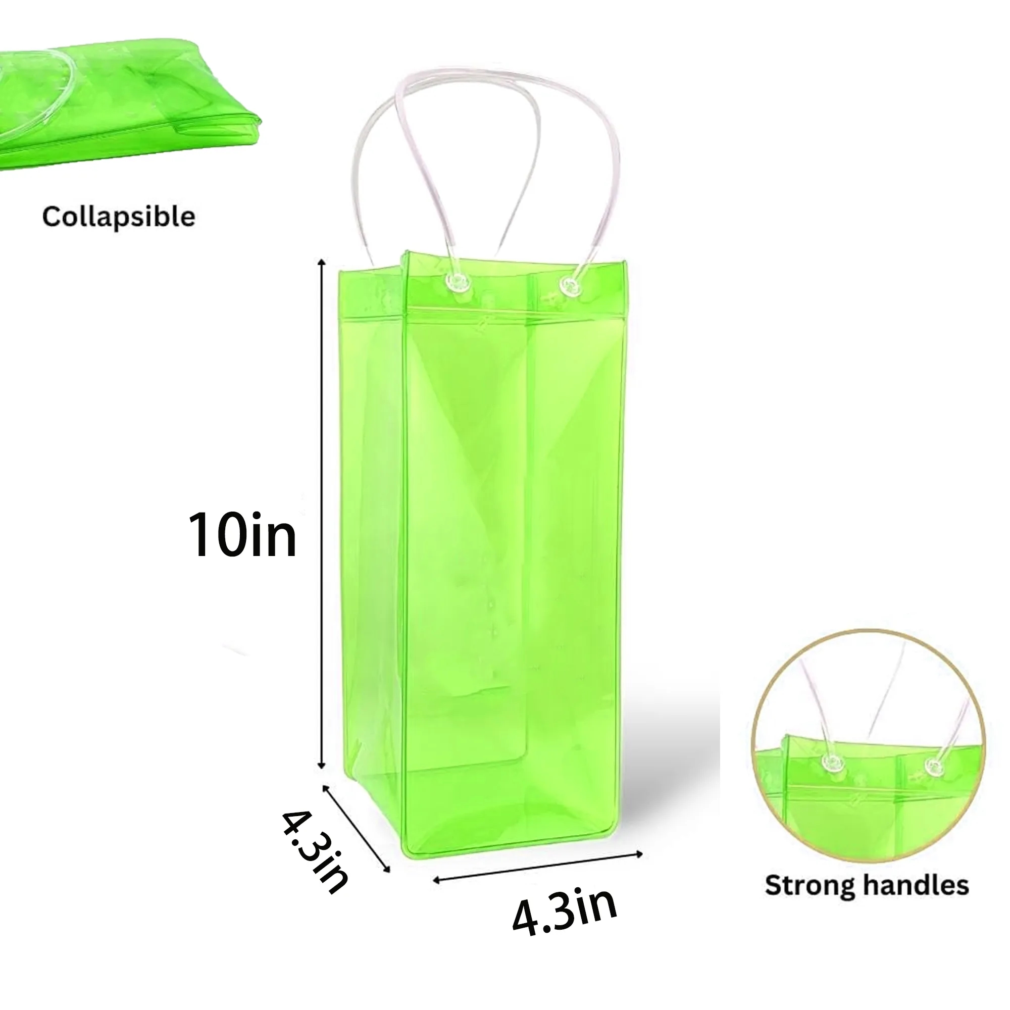 PVC Transparent Wine Gift Ice Bag 4
