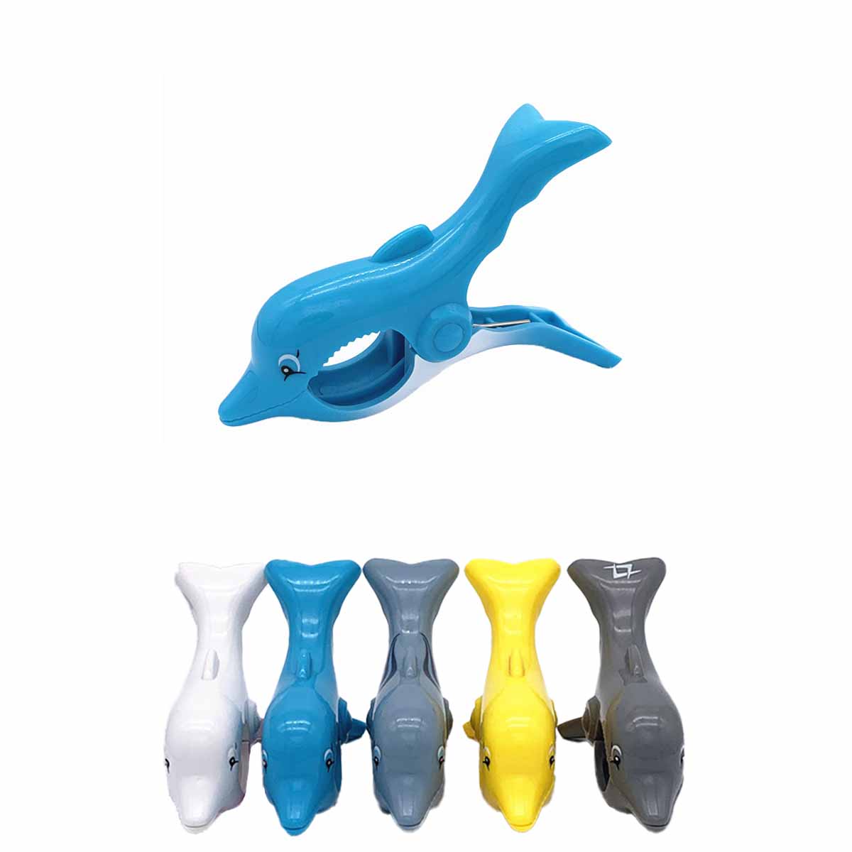 Plastic Dolphin Beach Towel Clip 7