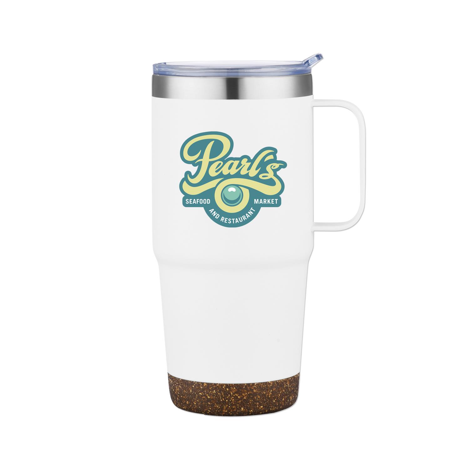 24 Oz. Travel Mug with Cork Bottom 4