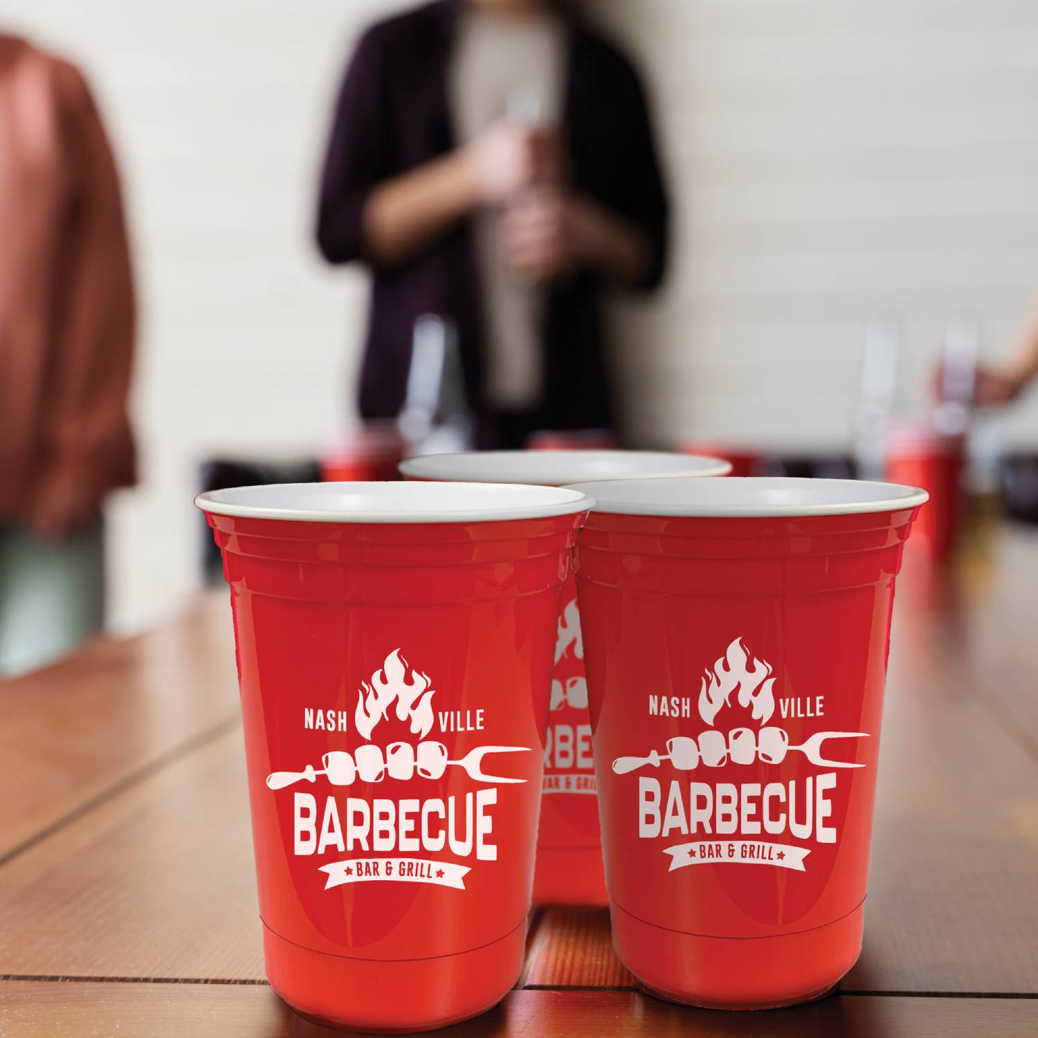 Double Wall Cup with White Liner, 16 oz. 4