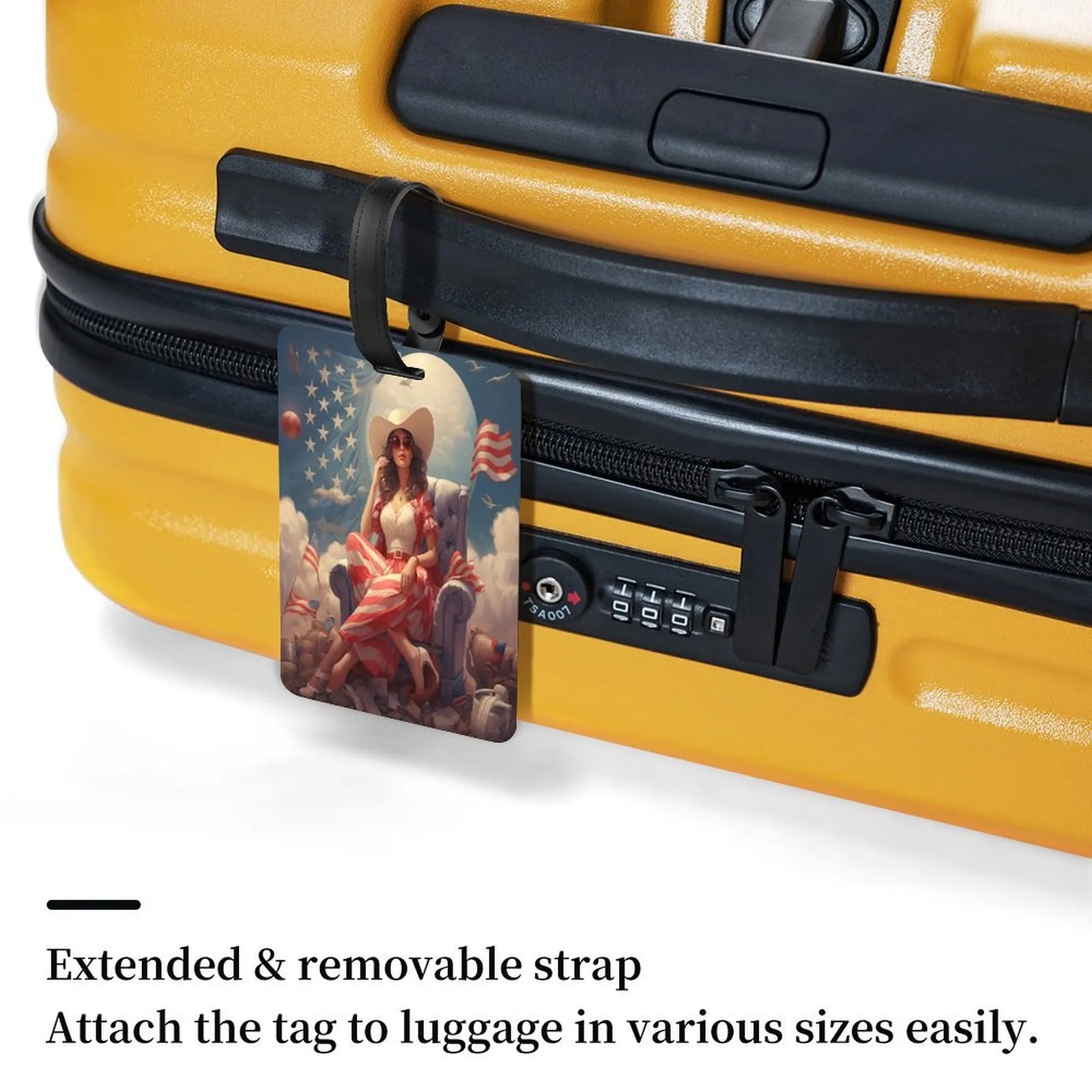 TPU Luggage Tag with Information Card 8
