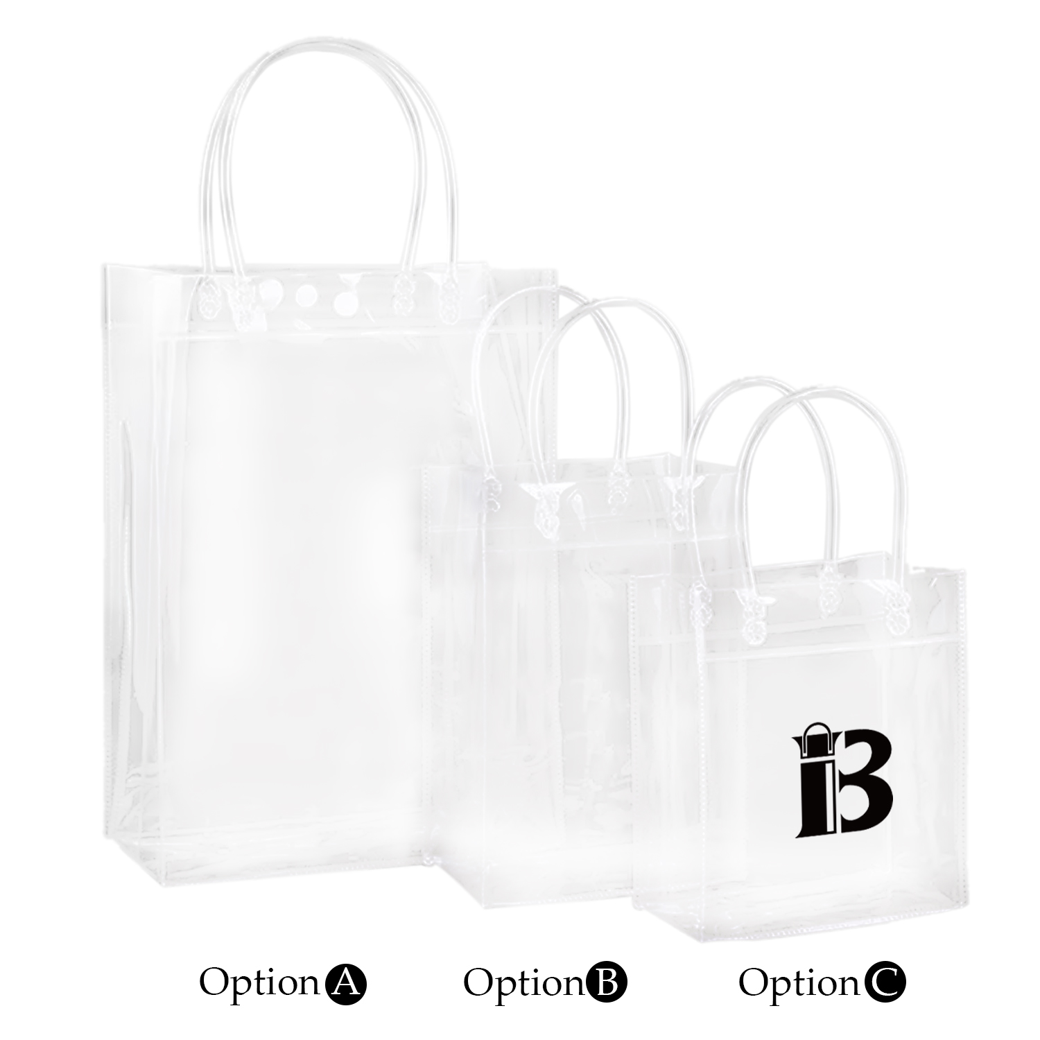 Custom Clear Transparent Gift Bag 3