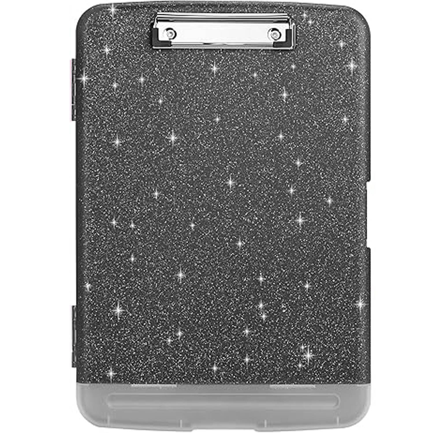 Glitter A4 Plastic Storage Clipboard w/ Pen Holder 4