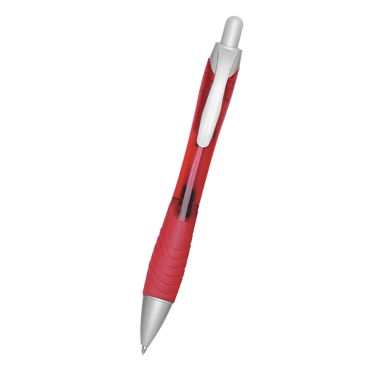 Rio Ballpoint Pen With Contoured Rubber Grip 2
