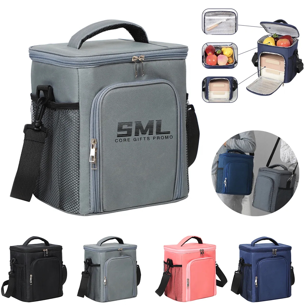 Portable Double Insulated Cooler Picnic Bag 4