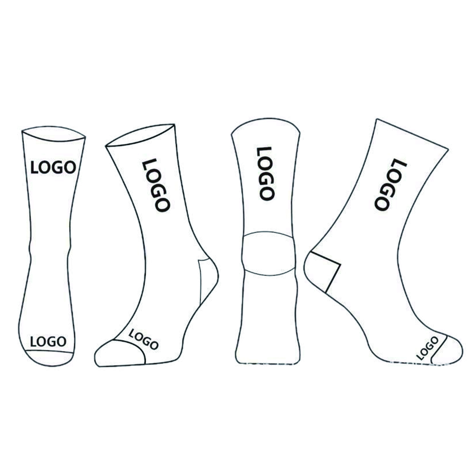 Cotton Sport sock with knit in logo Full Color 2