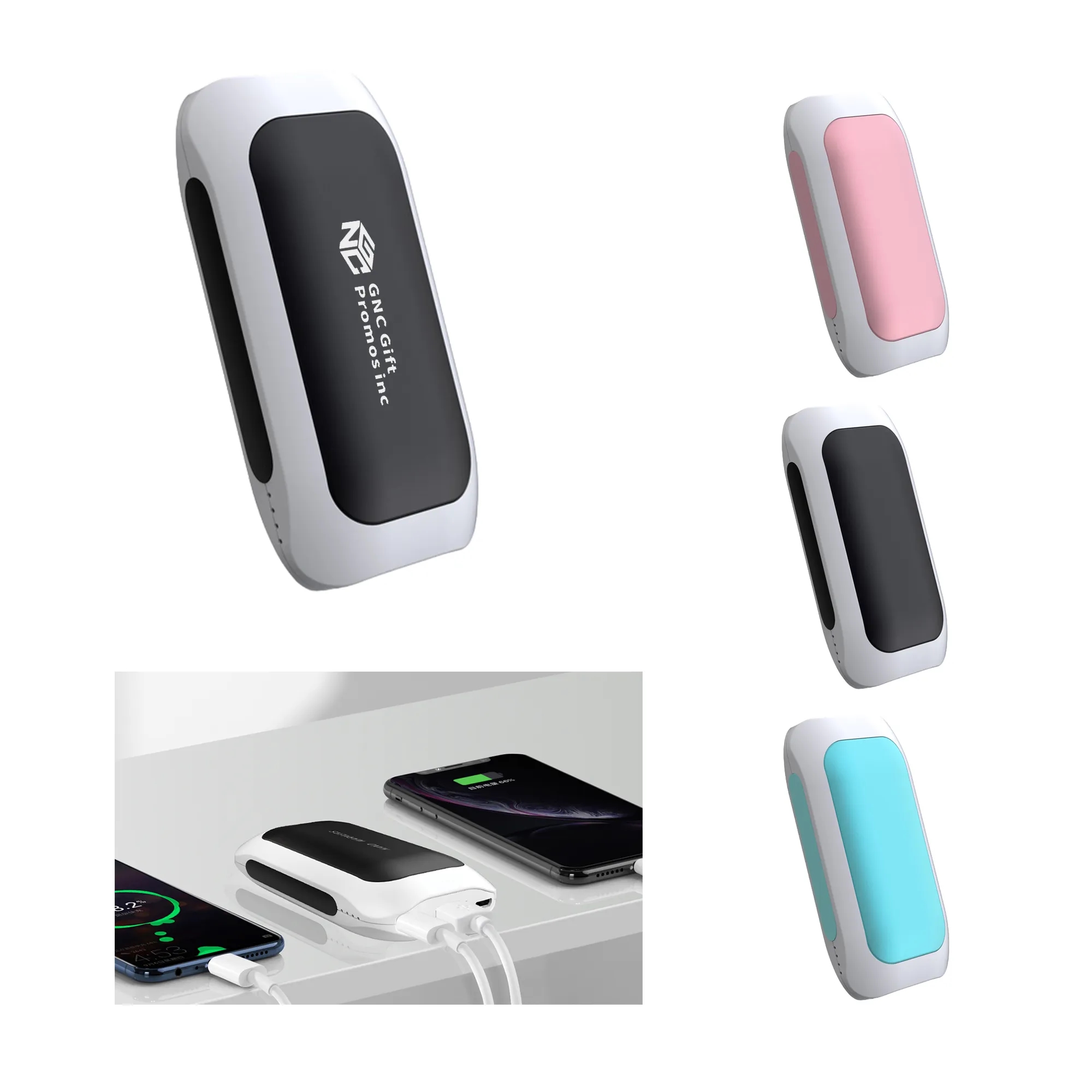 USB Multifunctional Hand Warmer with Led Light 7
