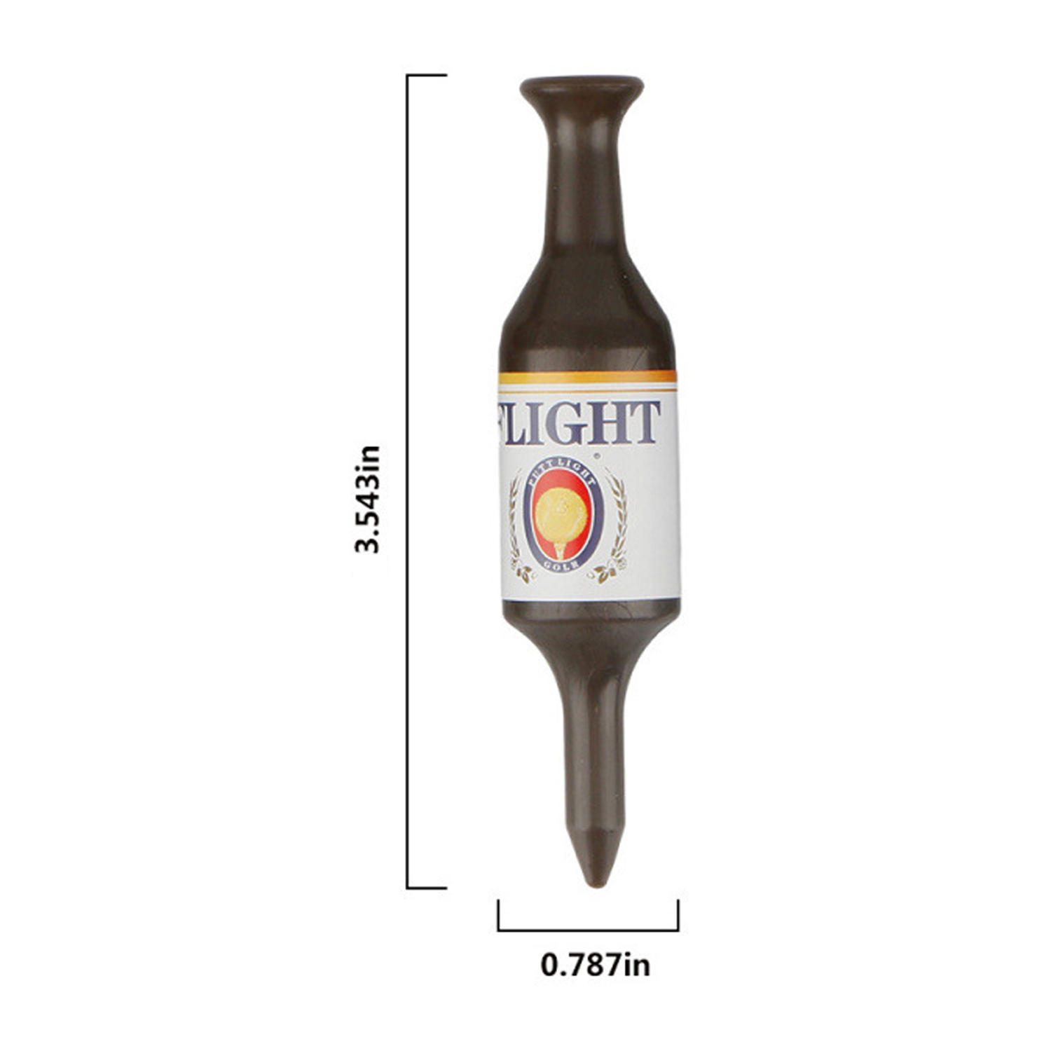 Mini Beer Bottle ABS Golf Tee 14