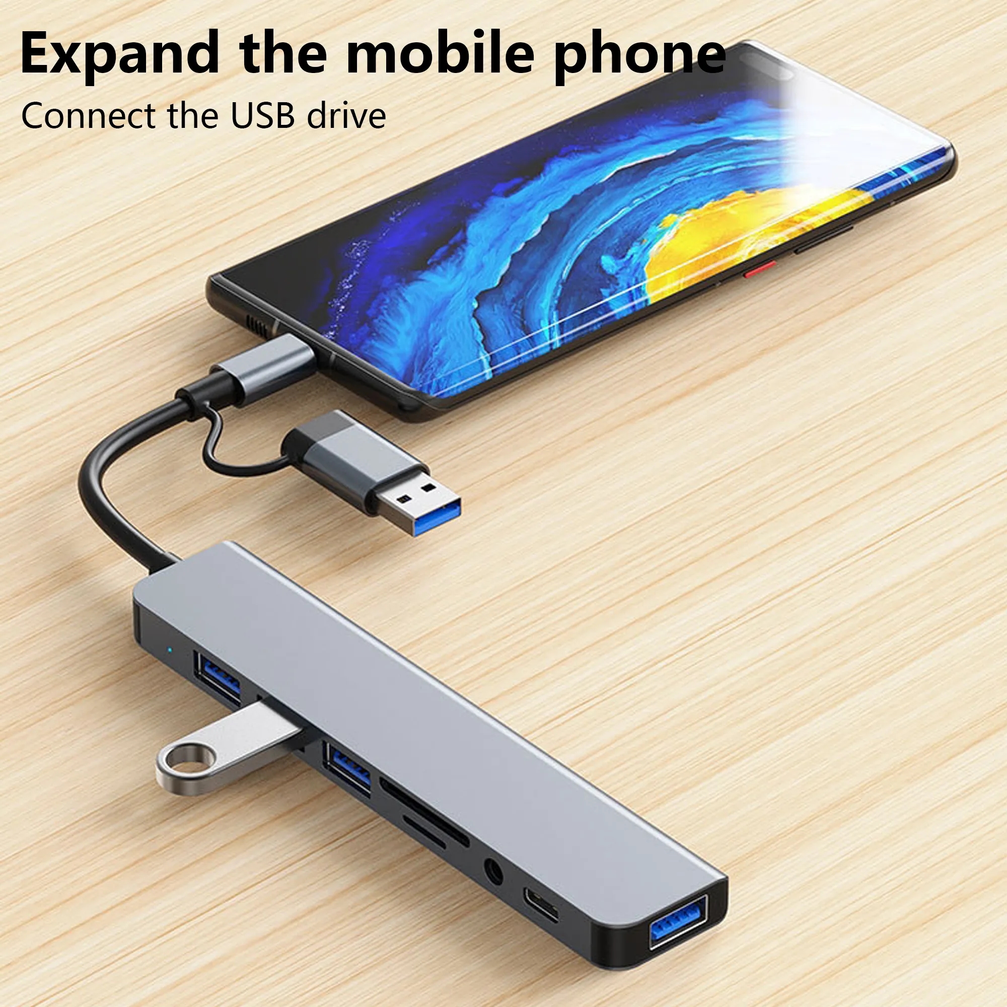 8 In 1 USB-C Hub Adapter 2