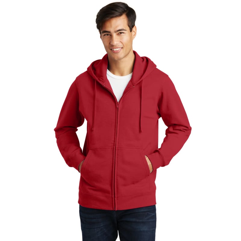 Port & Company Fan Favorite Fleece Full-Zip Hooded Sweatshirt., custom hoodie or sweatshirt with logo imprint 44