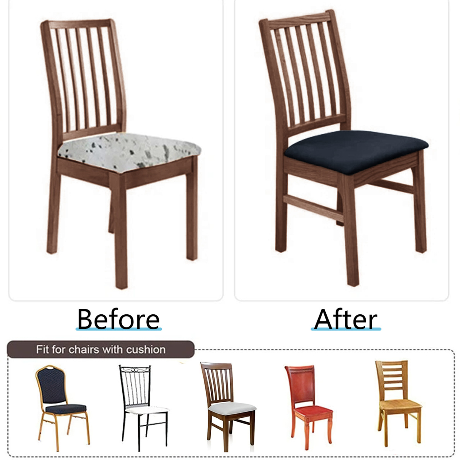 Olid Color Luxury Brushed Chair Covers 4