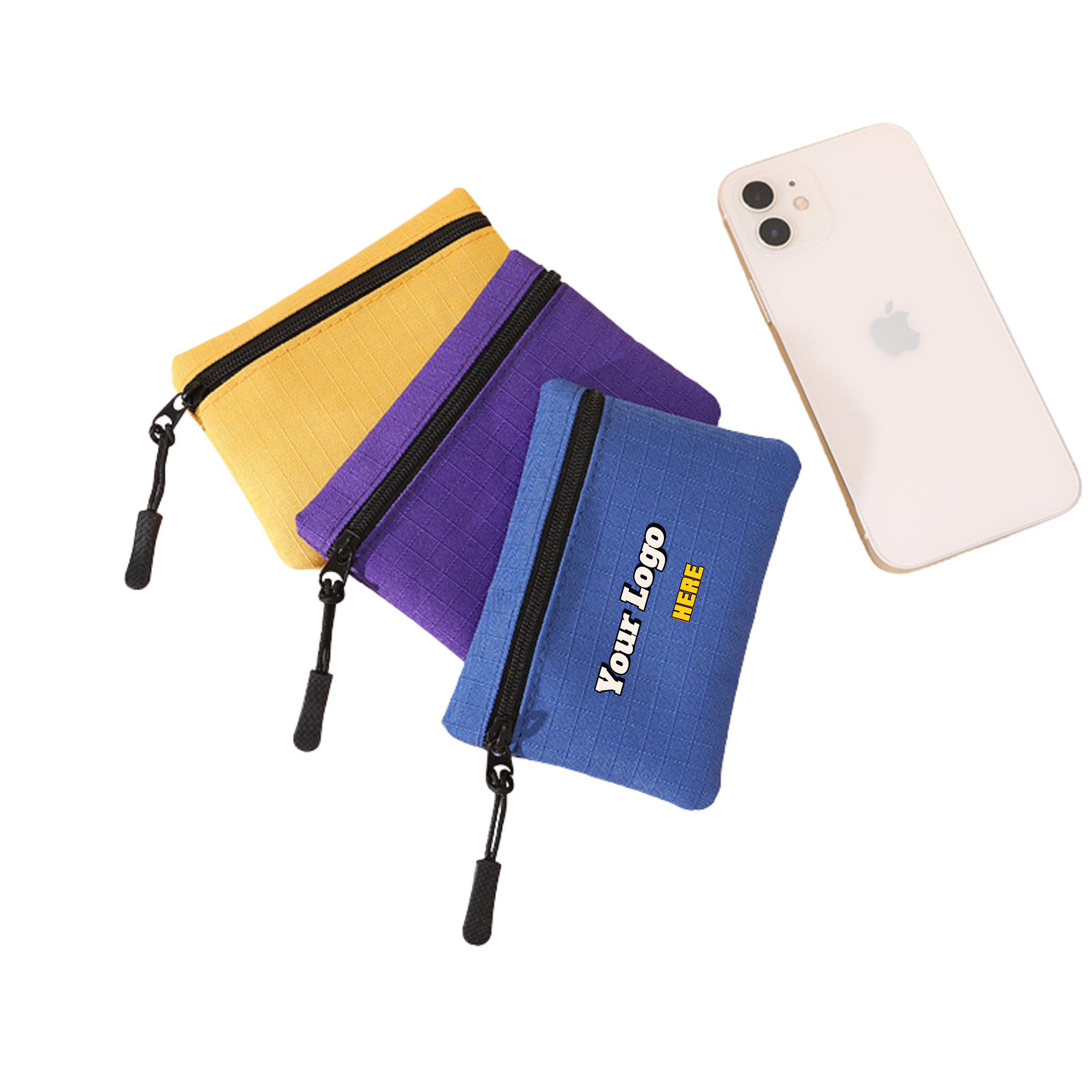 Stylish Mini Zipper Coin Wallet 2