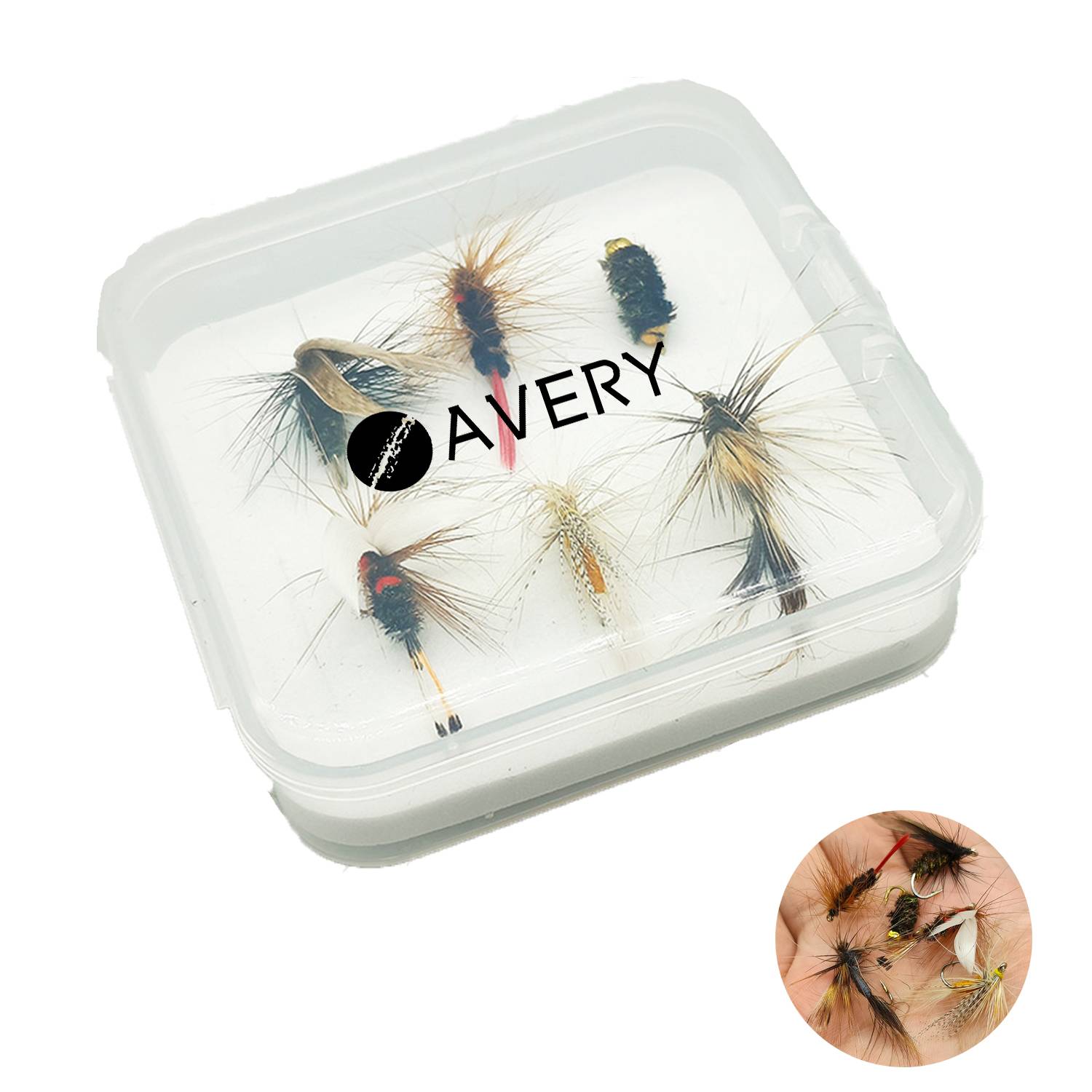Six Fly-Fishing Flies in Kit 1