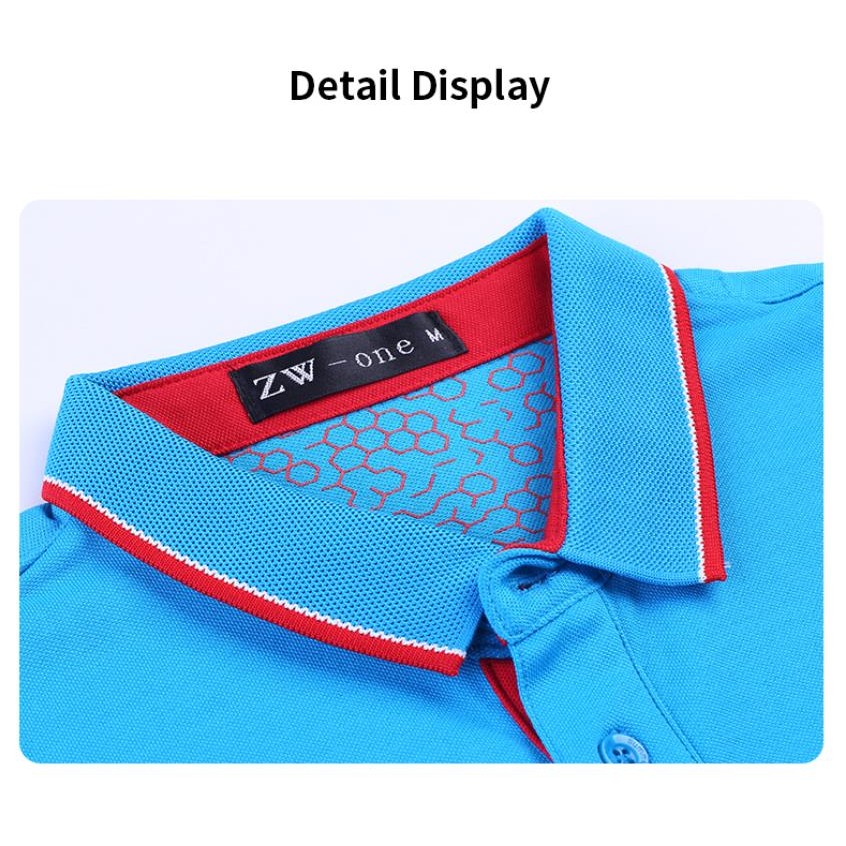 Men's combed cotton Golf POLO shirt instock 2