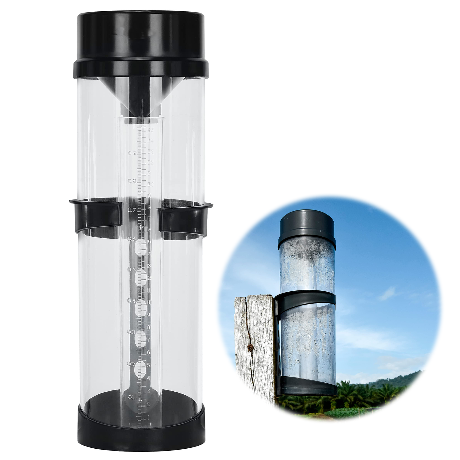 Outdoor Rain Gauge Glass Tube 3
