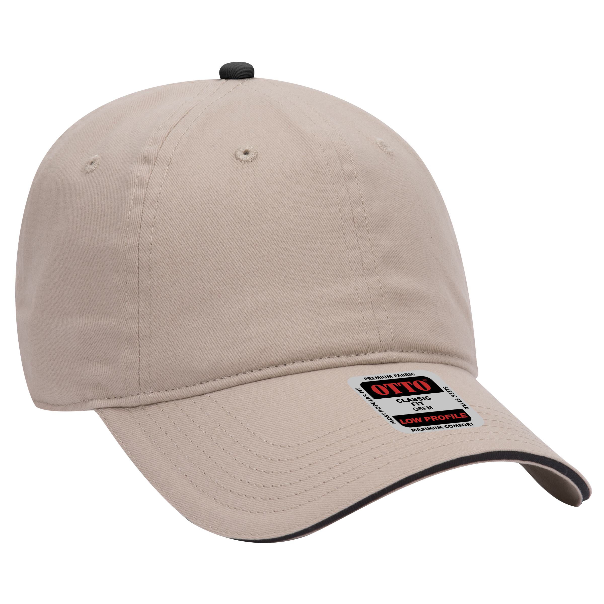 OTTO CAP® 6 Panel Low Profile Baseball Cap 6