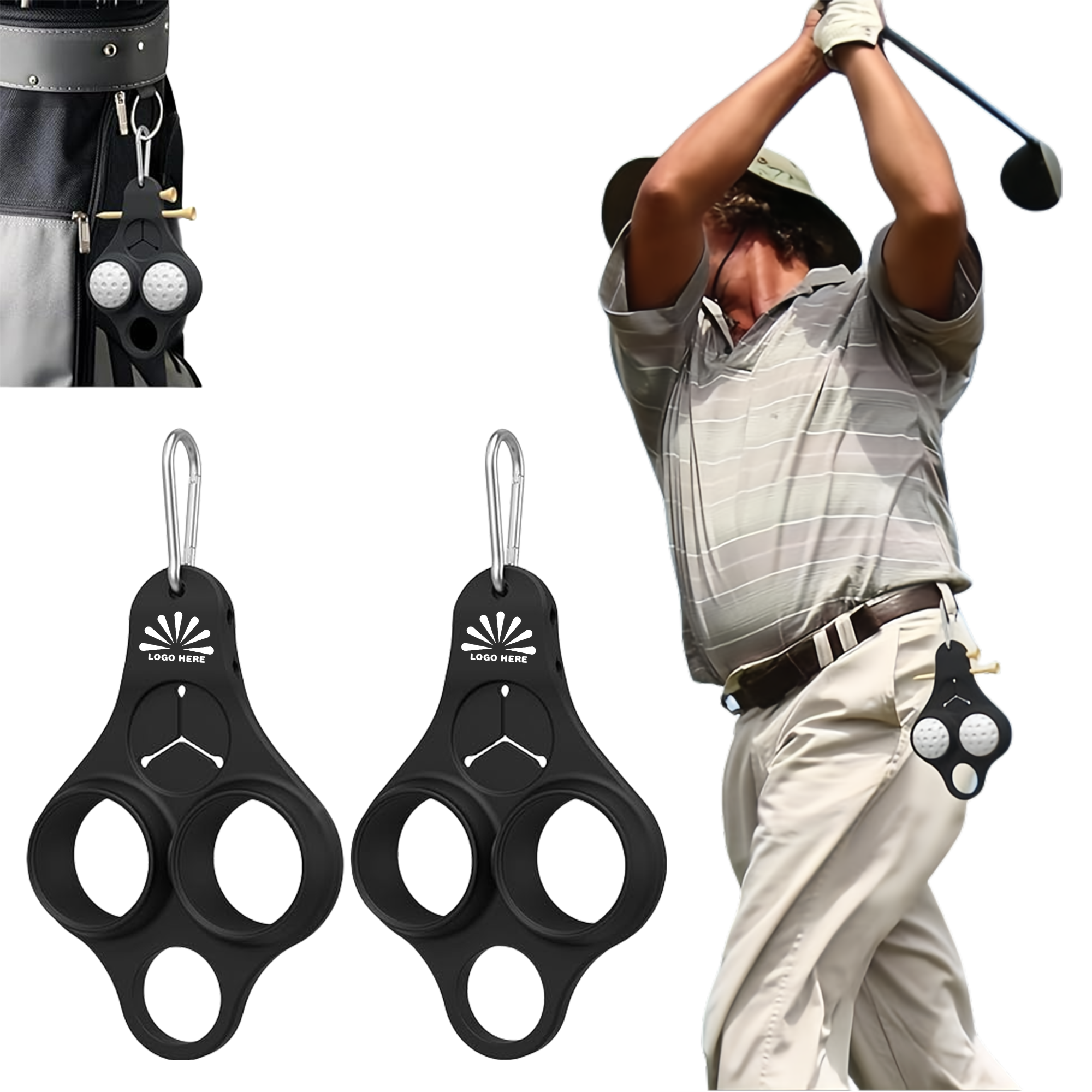 Portable Golf Ball Holder 4
