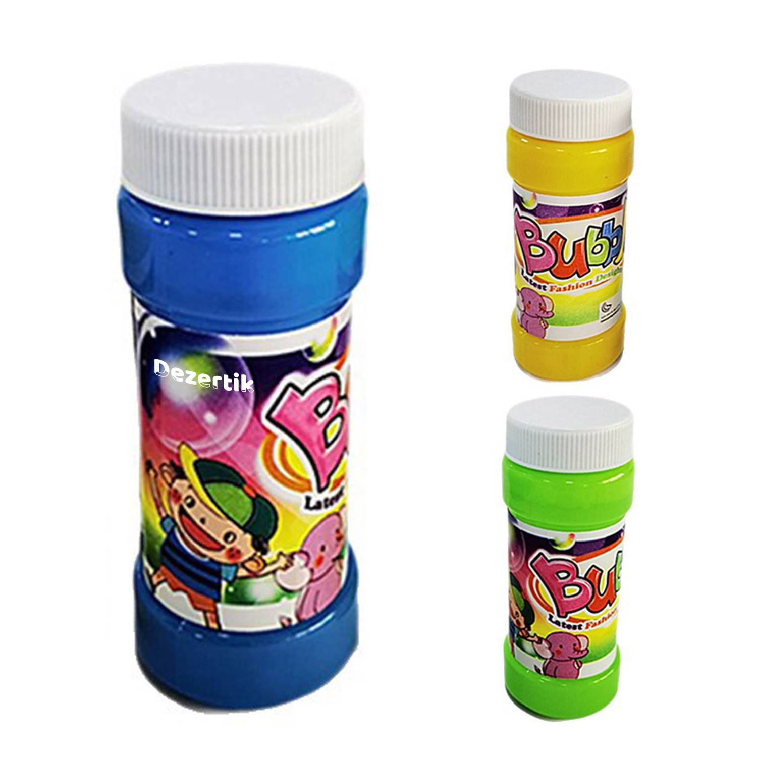 1.7oz Kids Plastic Bubble Solution Bottles DIY Storage 2