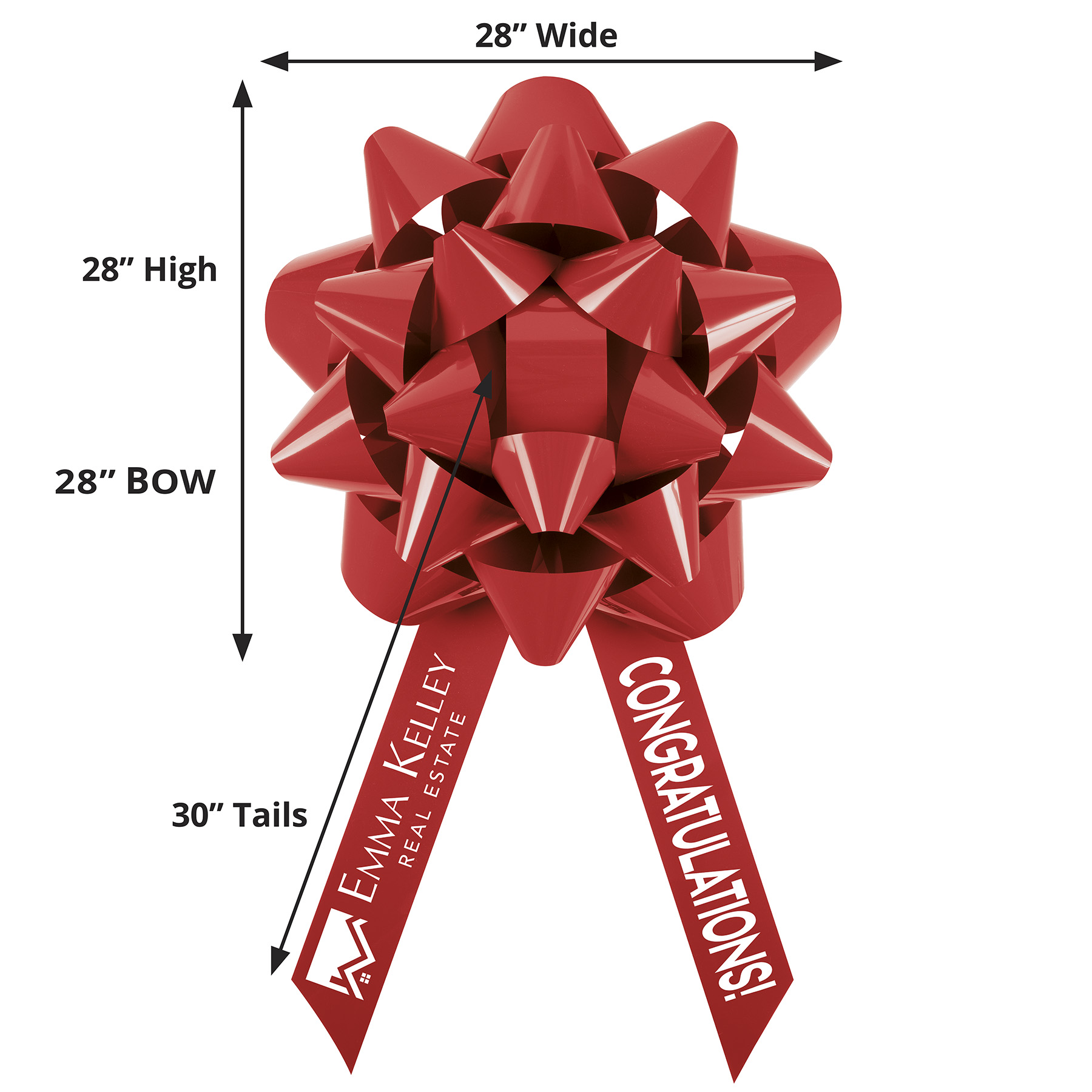 28" Bow - Door Hanger - Marquee 6