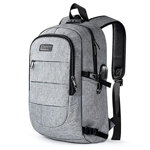 Unisex Laptop Backpack with USB Charging and Lock, Water Resistant 5