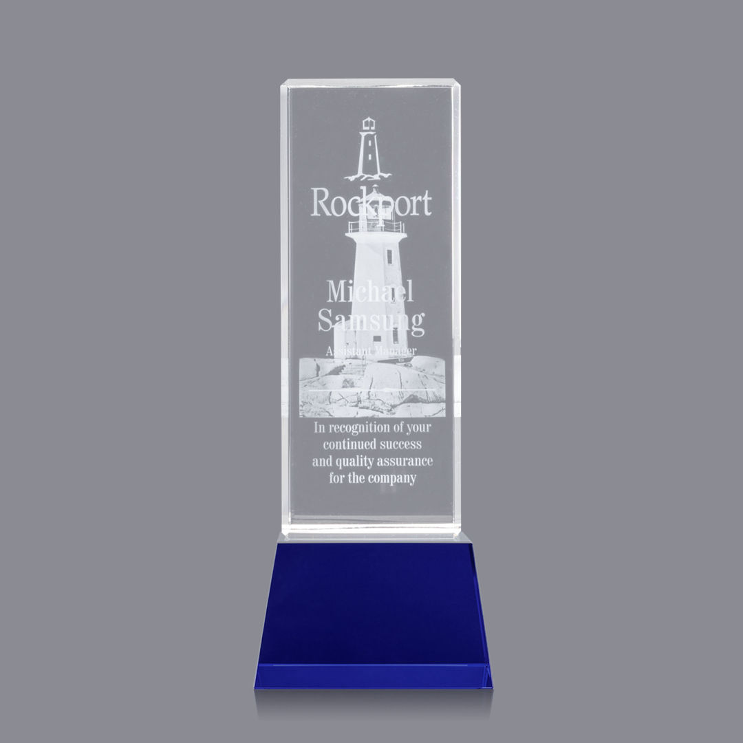 Robson 3D Award on Base - Blue 6