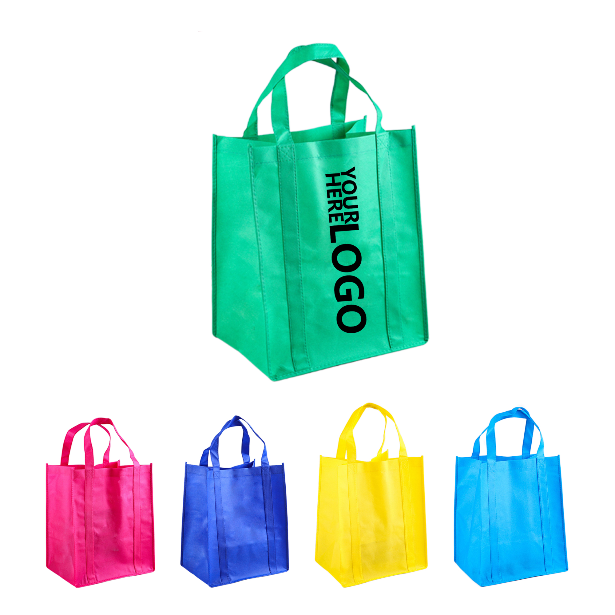 Eco-Friendly Non-Woven Reusable Shopping Bag with Handles 2