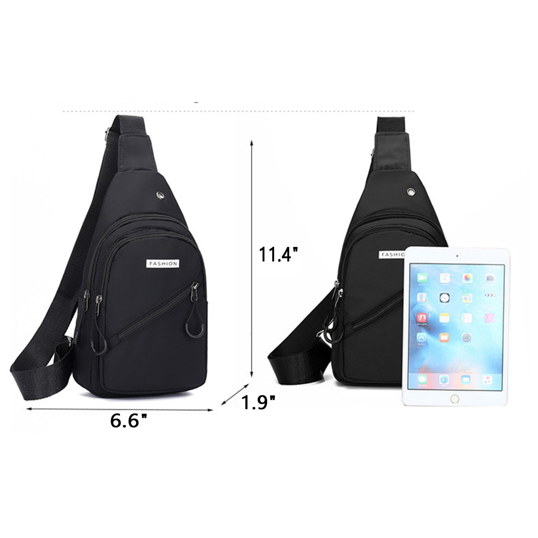 Waterproof Nylon Sling Bag 1