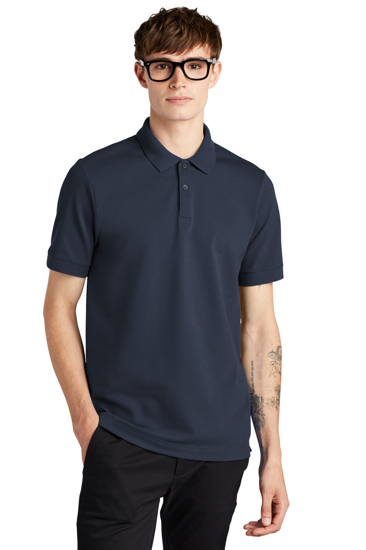 Mercer+Mettle Stretch Heavyweight Pique Polo MM1000 70