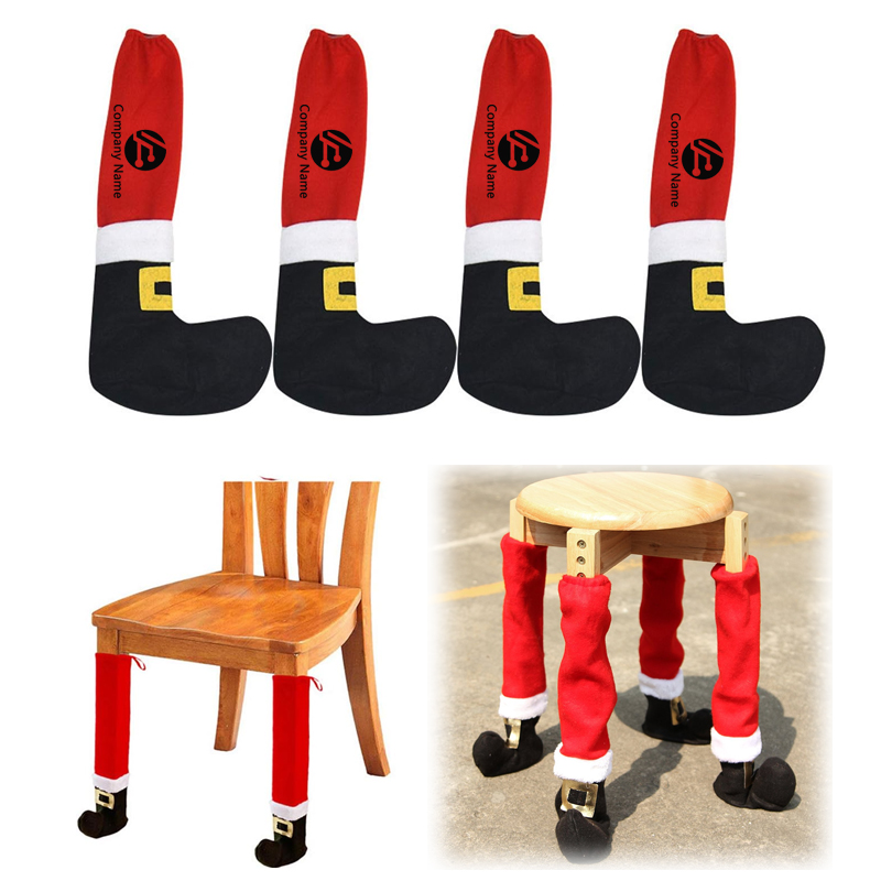 4 pcs Christmas Table Leg Covers Decoration Set 3