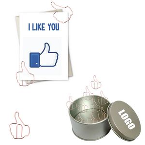Thumb Shaped Paper Clips In Tin Box 3