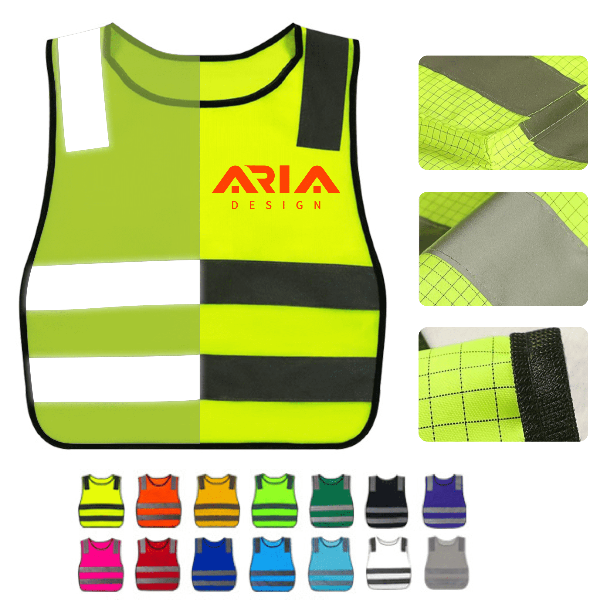 MOQ 10 Youth Safety Vests 3