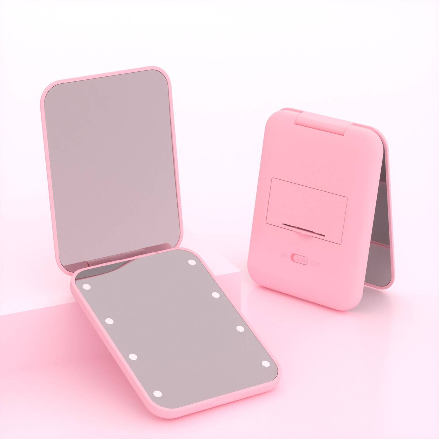 LED 1X/3X Magnification Foldable Pocket Mirror 6