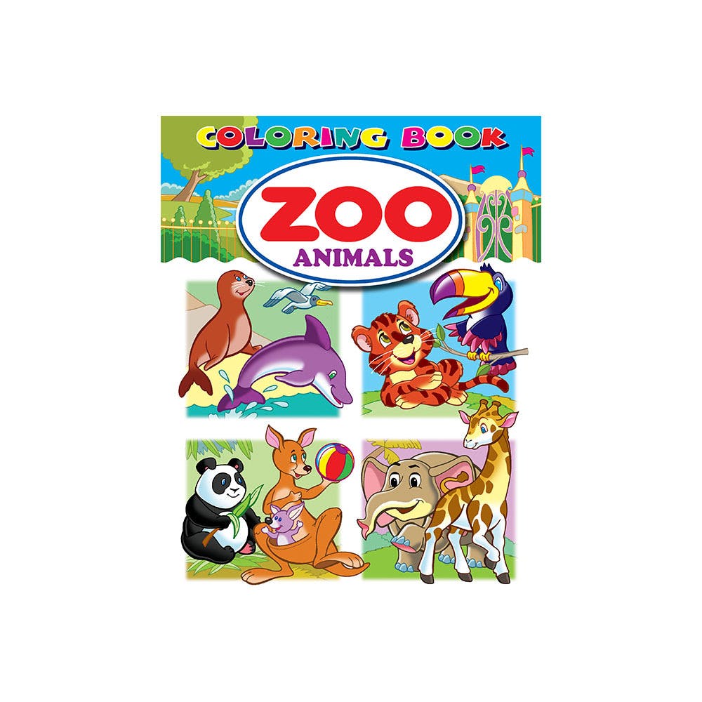 Zoo Coloring Books - 64 Pages 8" x 10.5" 1