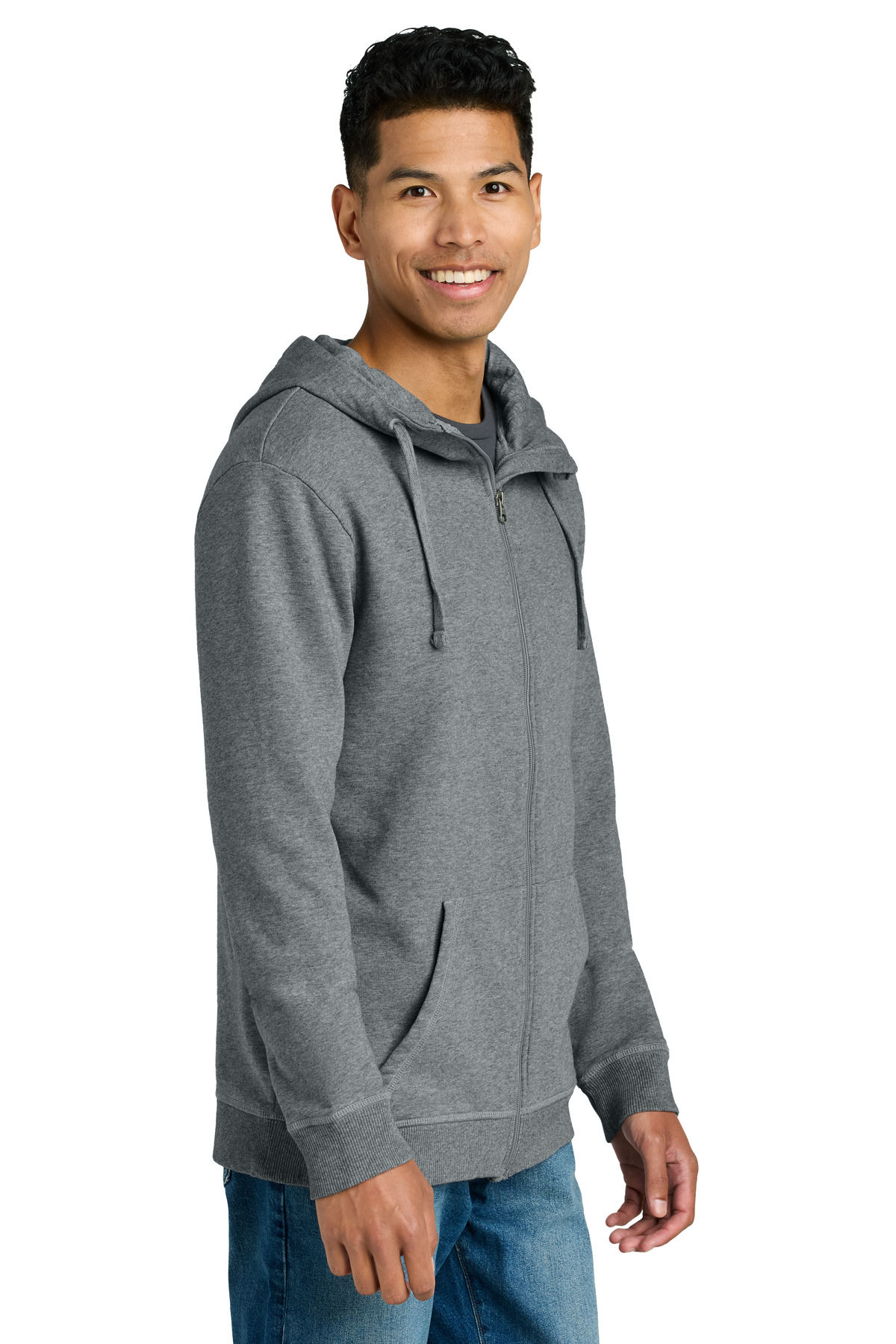 LIMITED EDITION tentree Organic Cotton Fleece Full-Zip Hoodie TTCM4367 14