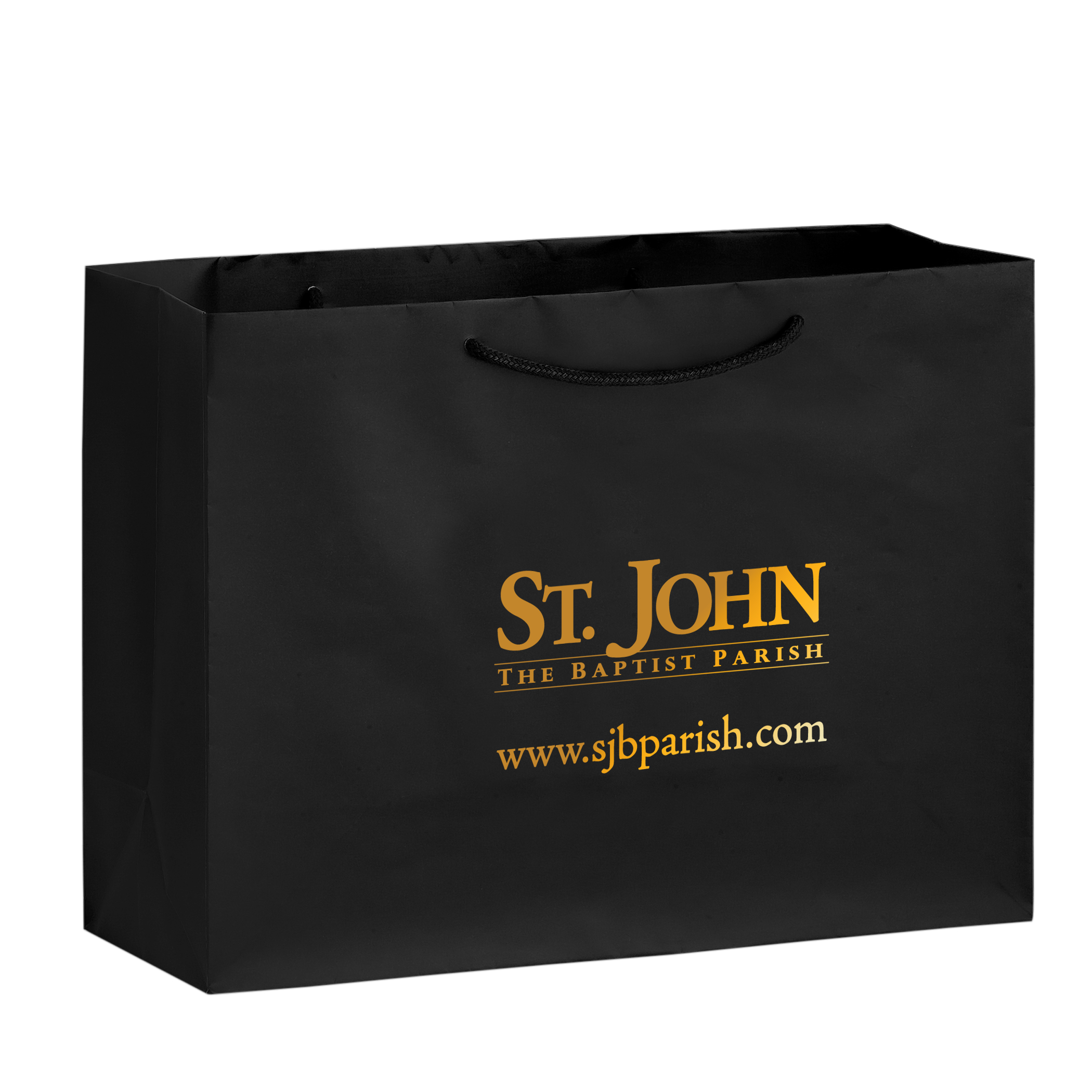 Matte Laminated Euro Tote Bags - Foil Stamped