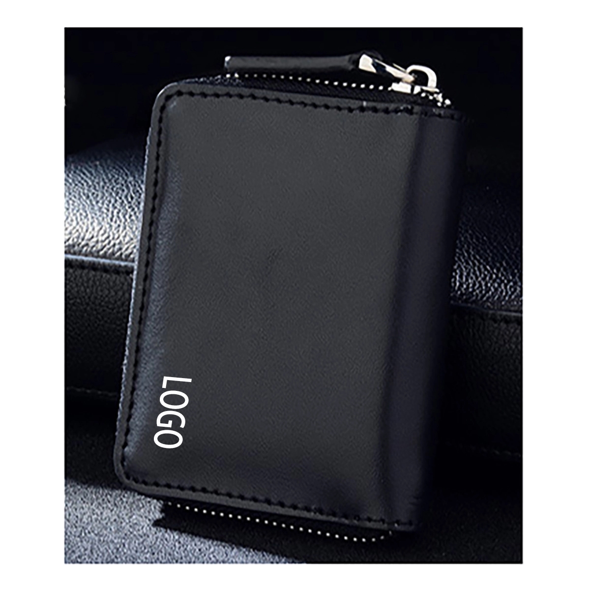 Zipper Card Cases Holder For Men Women 2