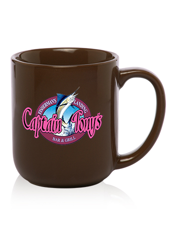 16 oz. Vibrant Color Glossy Ceramic Mugs 12